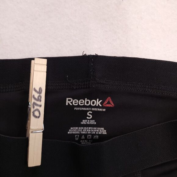 Reebok Athletic Pull On Workout Running Pants Mens Size Small S Black - Picture 4 of 8